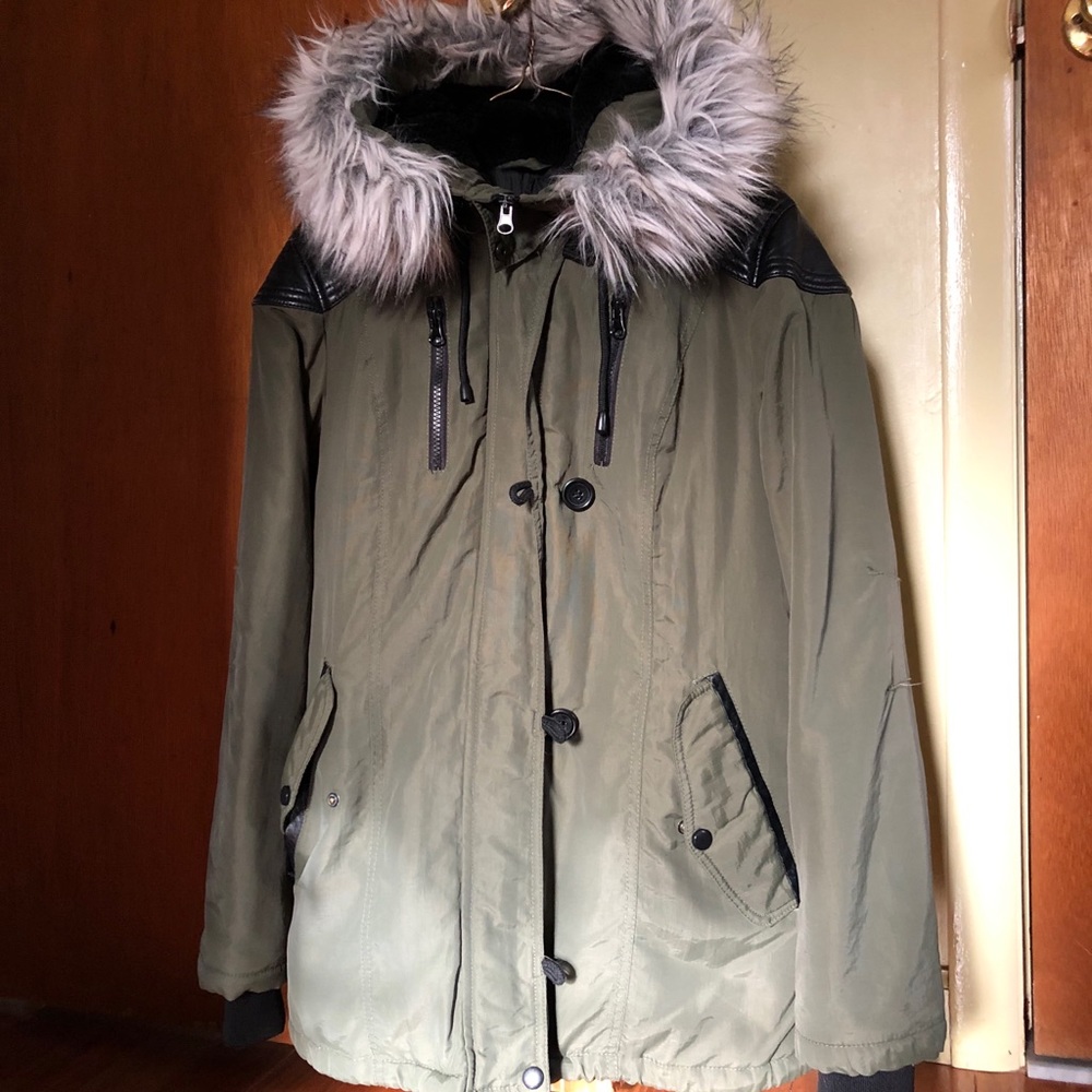 Forever21 Camo Green winter jacket